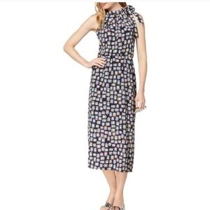 Madison Jules NWT midi halter dress with cottage print.